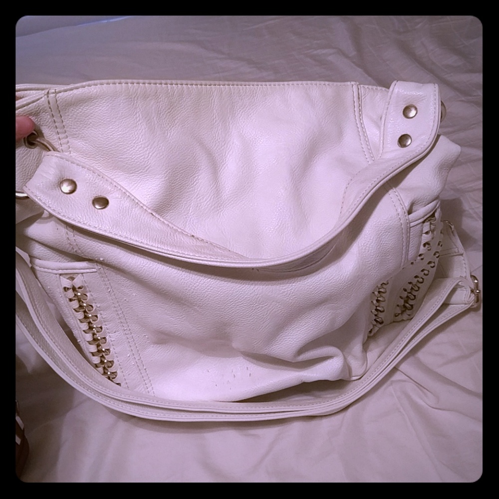 White purse